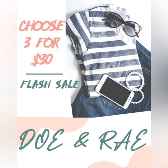 🌴3/$30🌴DOE & RAE Denim Grey Mock Neck Bell Sleeve Ruffle Trim Top NWT - Picture 11 of 11
